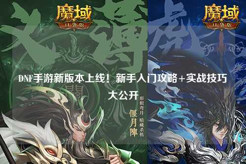 DNF手游新版本上線！新手入門攻略+實(shí)戰(zhàn)技巧大公開?