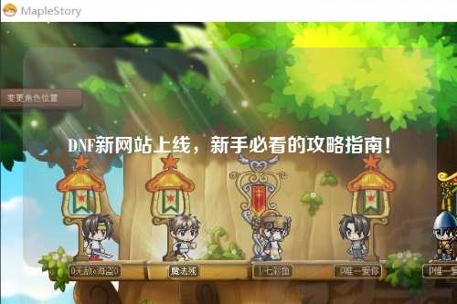 DNF新網站上線，新手必看的攻略指南！